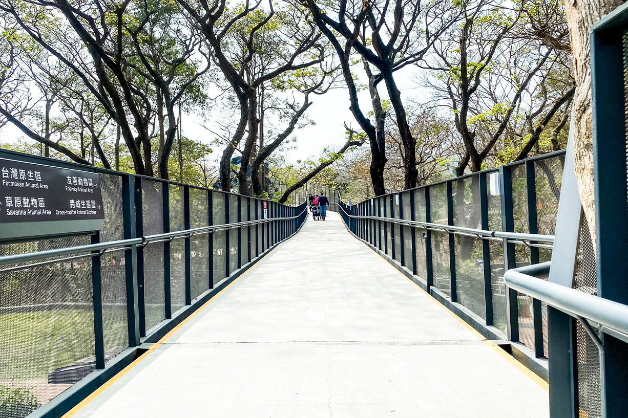 Stroll through the aerial corridor of the Shoushan Zoo to feel the beauty of the Expanded Metal Mesh