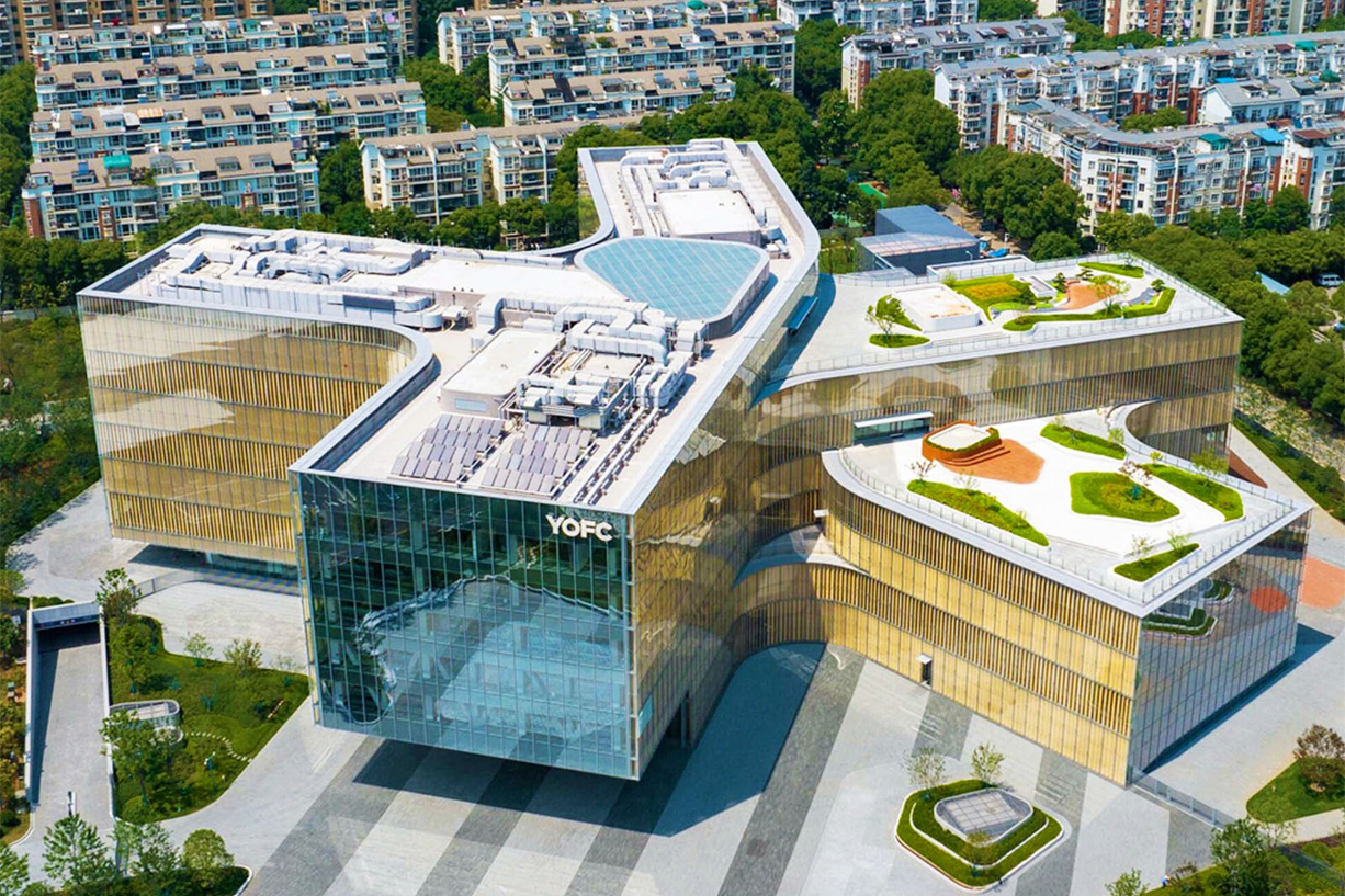 Wuhan YOFC Headquarters Facade