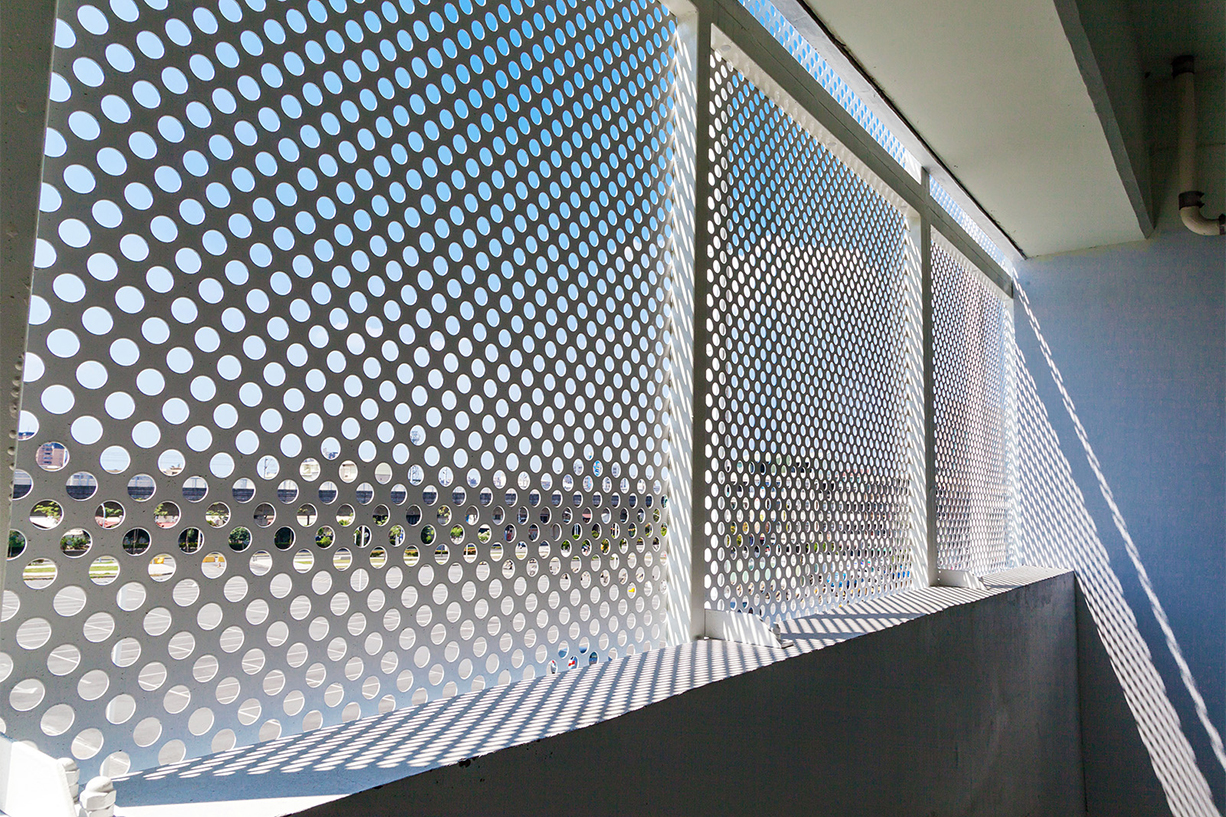 City Parking Lot Façade