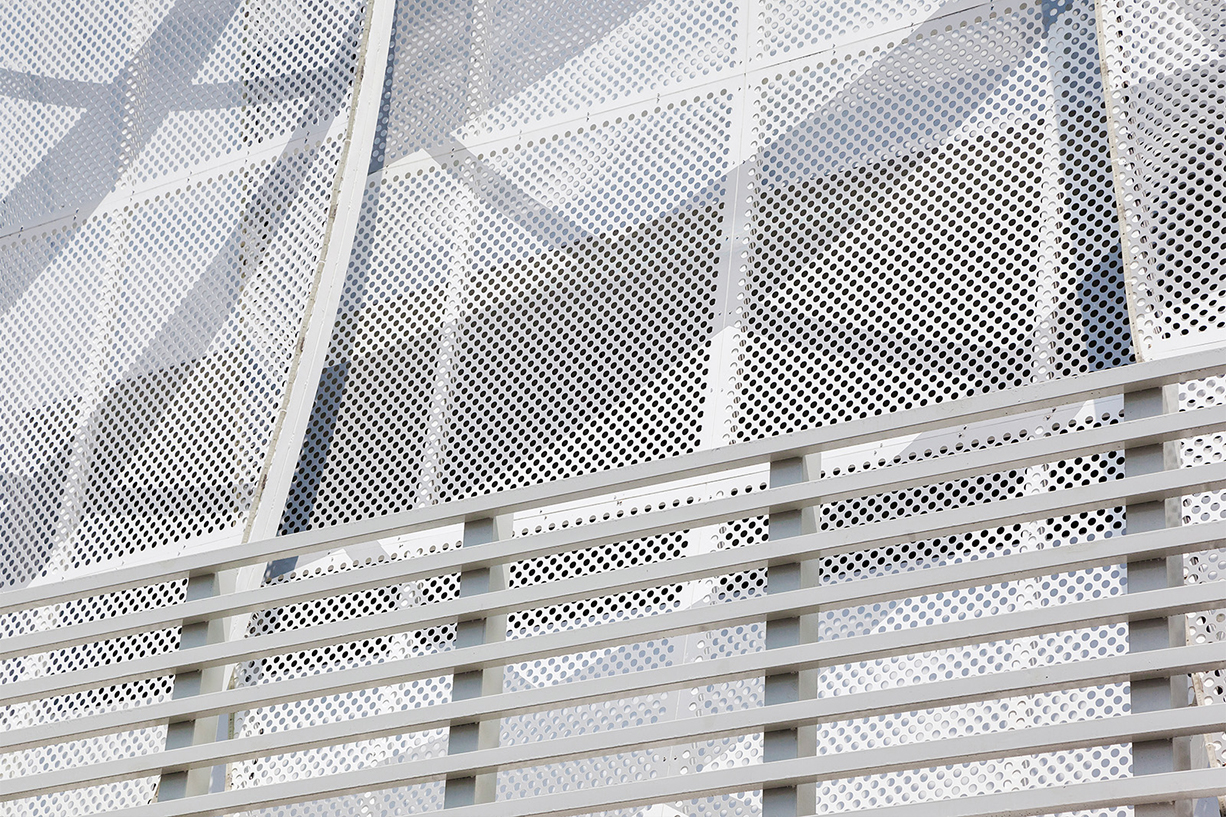 City Parking Lot Façade