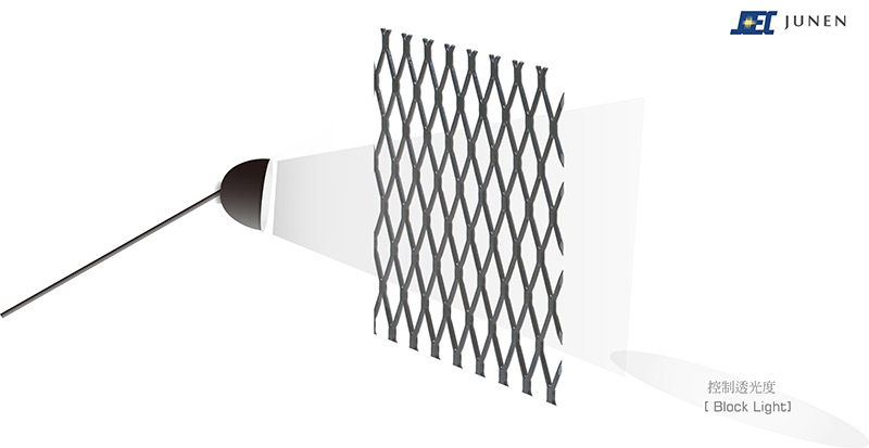 Architectural Metal Wire Mesh - Block Light Architectural Metal Wire Mesh - Block Light