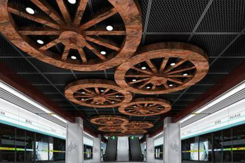 Expanded Metal Mesh Ceiling